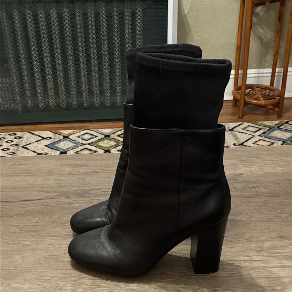 Gunmetal Brand Elegant Black Women's Boots Leather 7